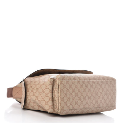 Gucci GG Supreme Monogram Messenger Diaper Bag Beige 5 of 12
