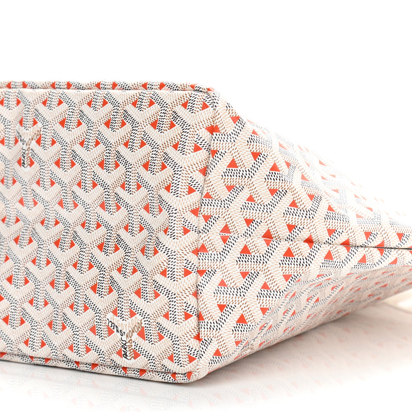Goyardine Saint Louis Claire Voie PM White Orange