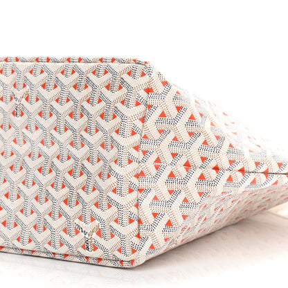Goyard Goyardine Saint Louis Claire Voie PM White Orange 10 of 10