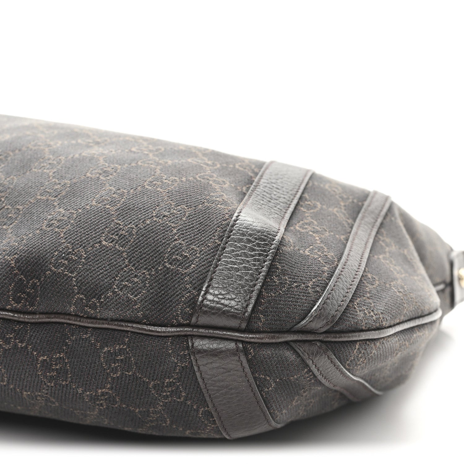 Gucci Monogram Medium Abbey Convertible Tote Dark Brown 10 of 10