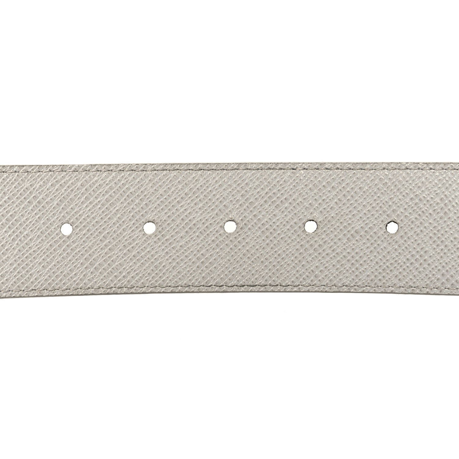 Louis Vuitton Taiga Monogram 40mm LV Initiales Belt 95 38 White 4 of 5