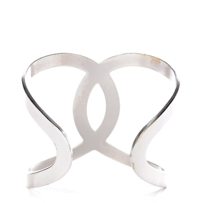 Chanel Metal CC Cuff Silver 3 of 4