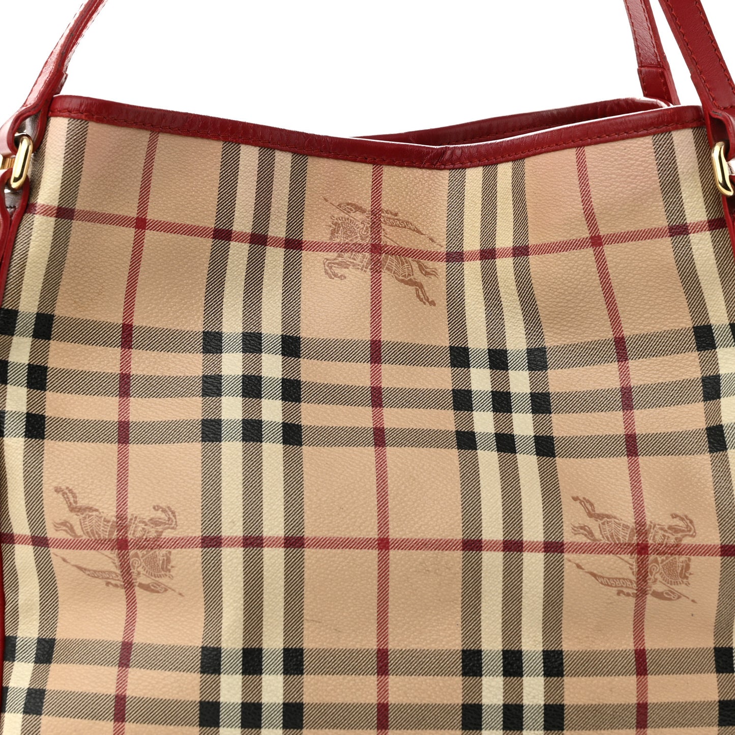 Haymarket Check Small Canterbury Tote Red