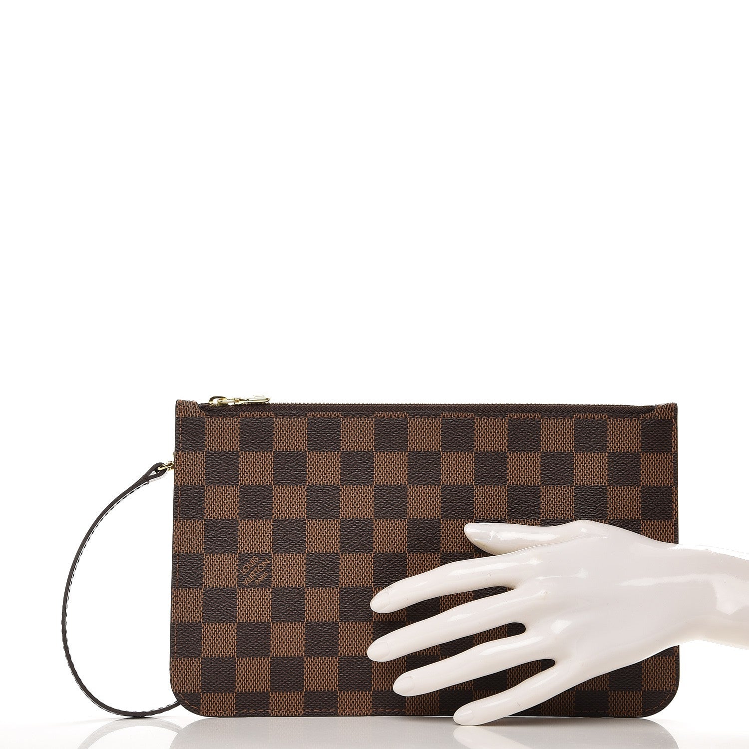 Louis Vuitton Damier Ebene Neverfull MM GM Pochette 2 of 7