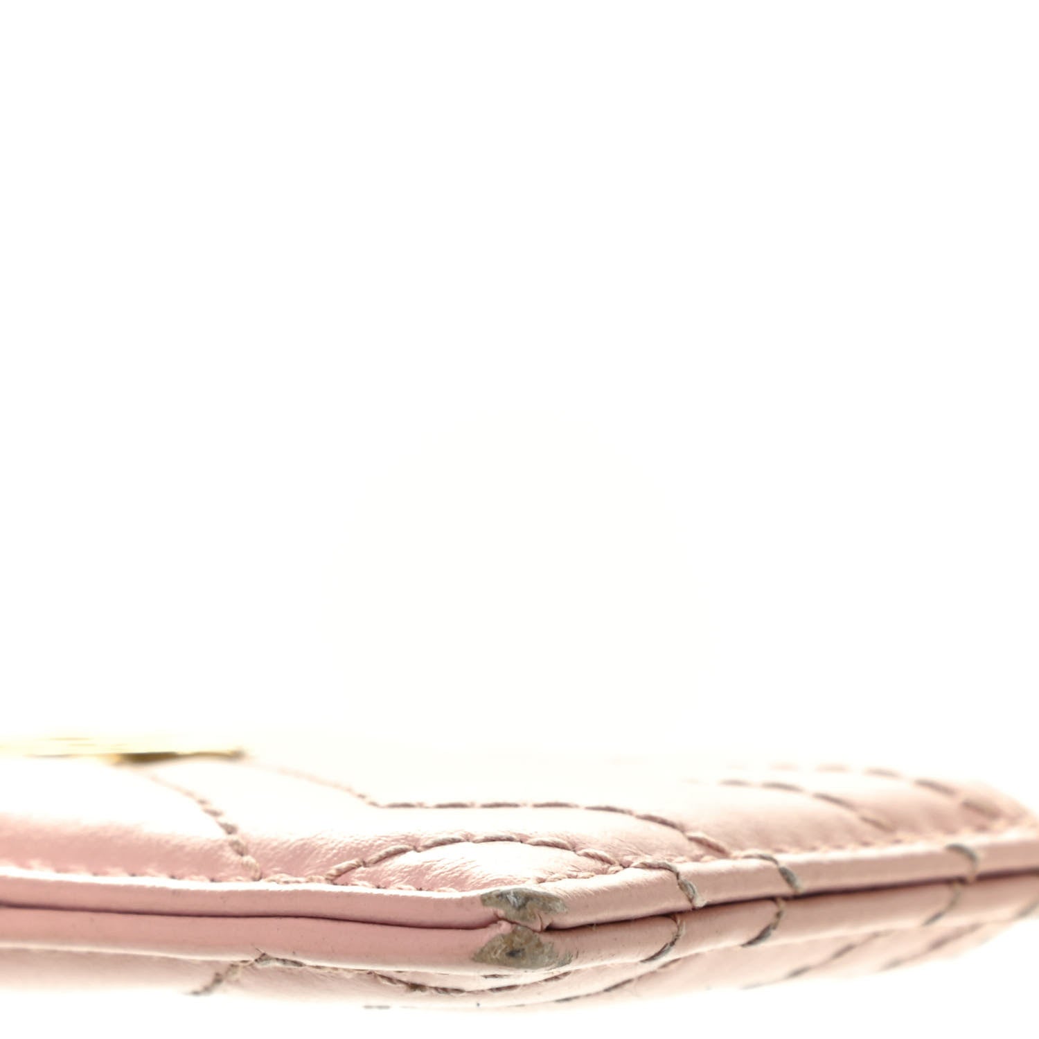 Gucci Calfskin Matelasse GG Marmont Card Holder Perfect Pink 8 of 8