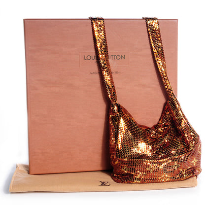 Louis Vuitton Monogram Mesh Metal Frances Gold 7 of 7