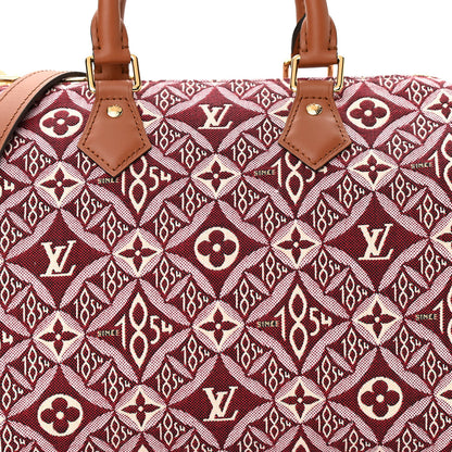 Louis Vuitton Jacquard Since 1854 Speedy Bandouliere 25 Bordeaux 8 of 10