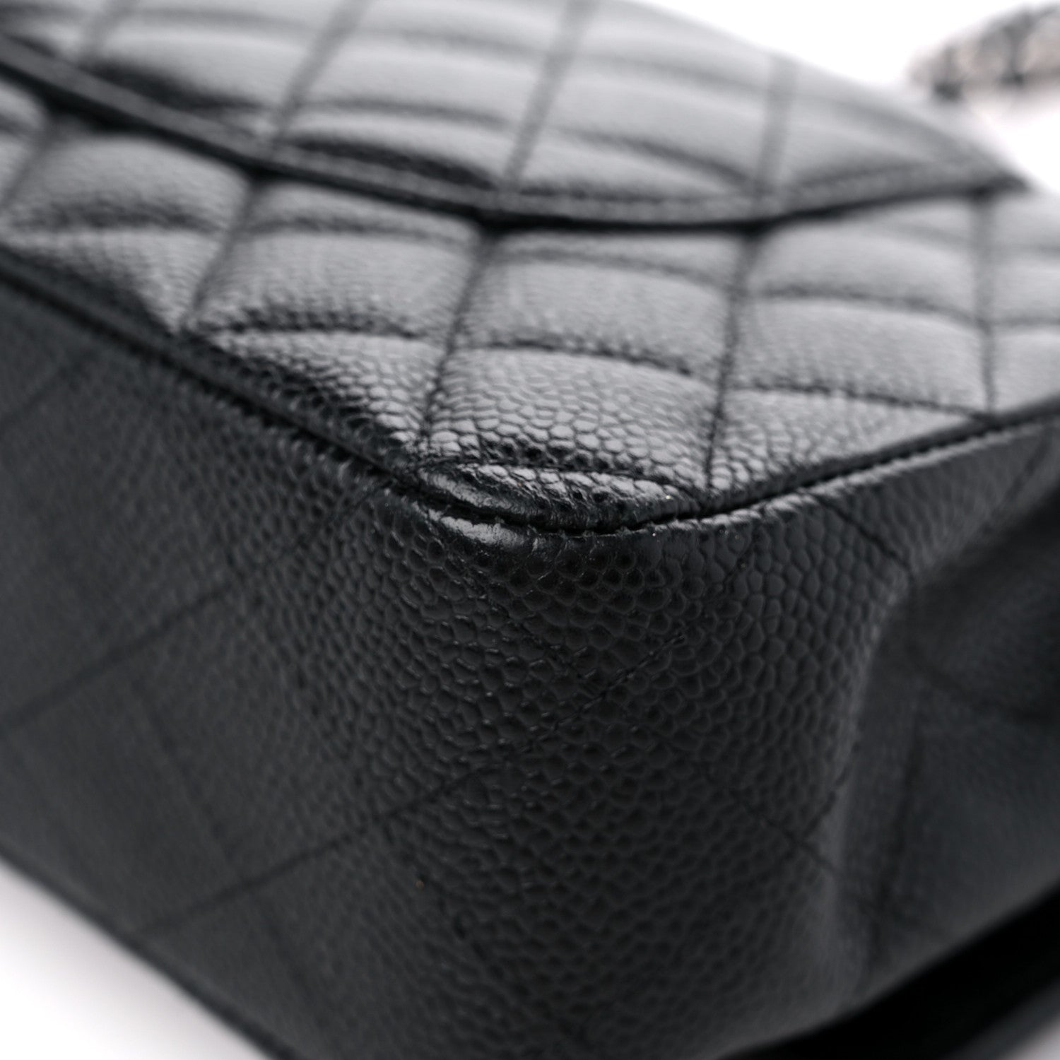 Chanel Caviar Quilted Medium Double Flap Black 11 of 13
