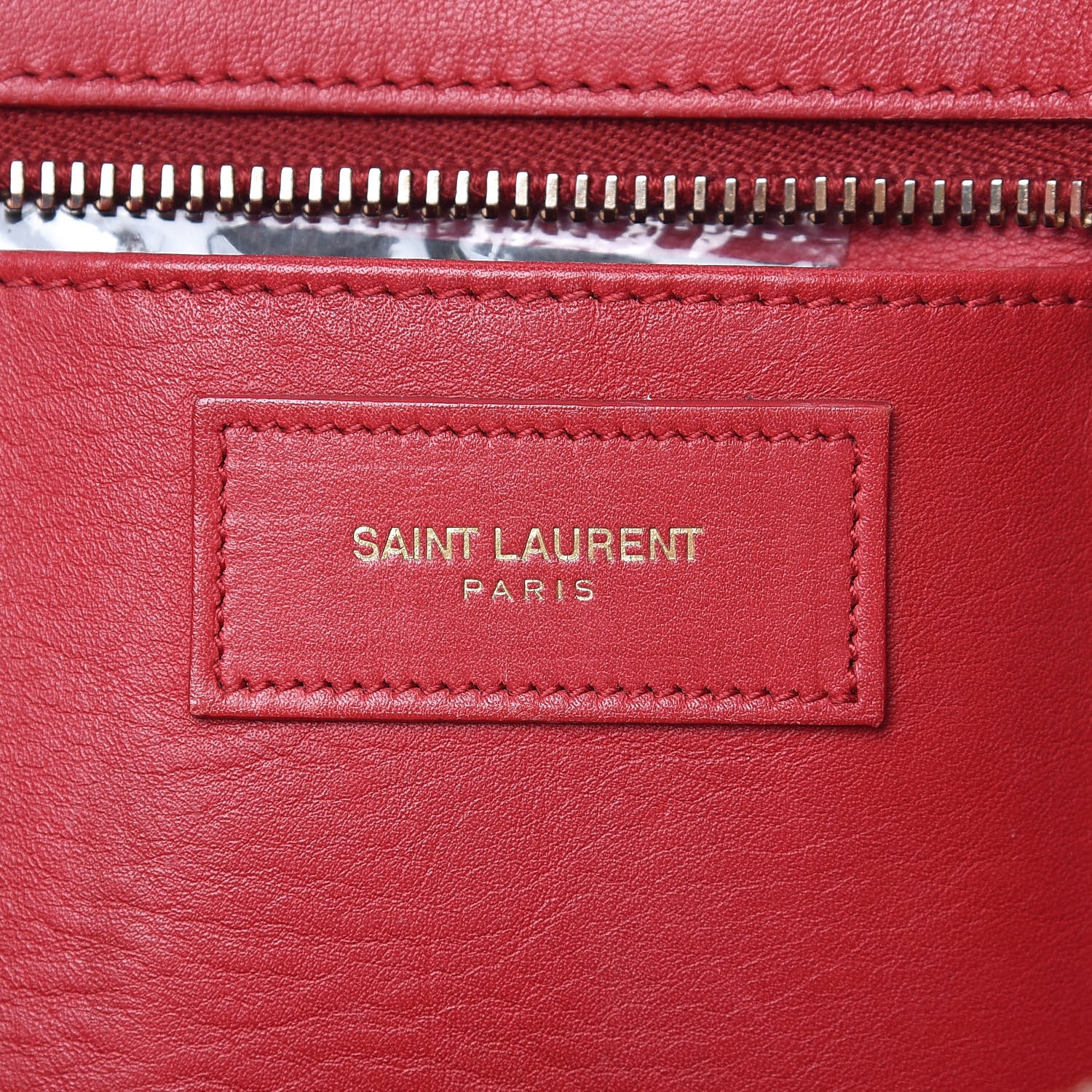 Saint Laurent Calfskin Small Classic Y Cabas Rouge Orient 10 of 20