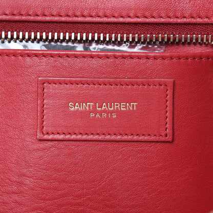 Saint Laurent Calfskin Small Classic Y Cabas Rouge Orient 10 of 20