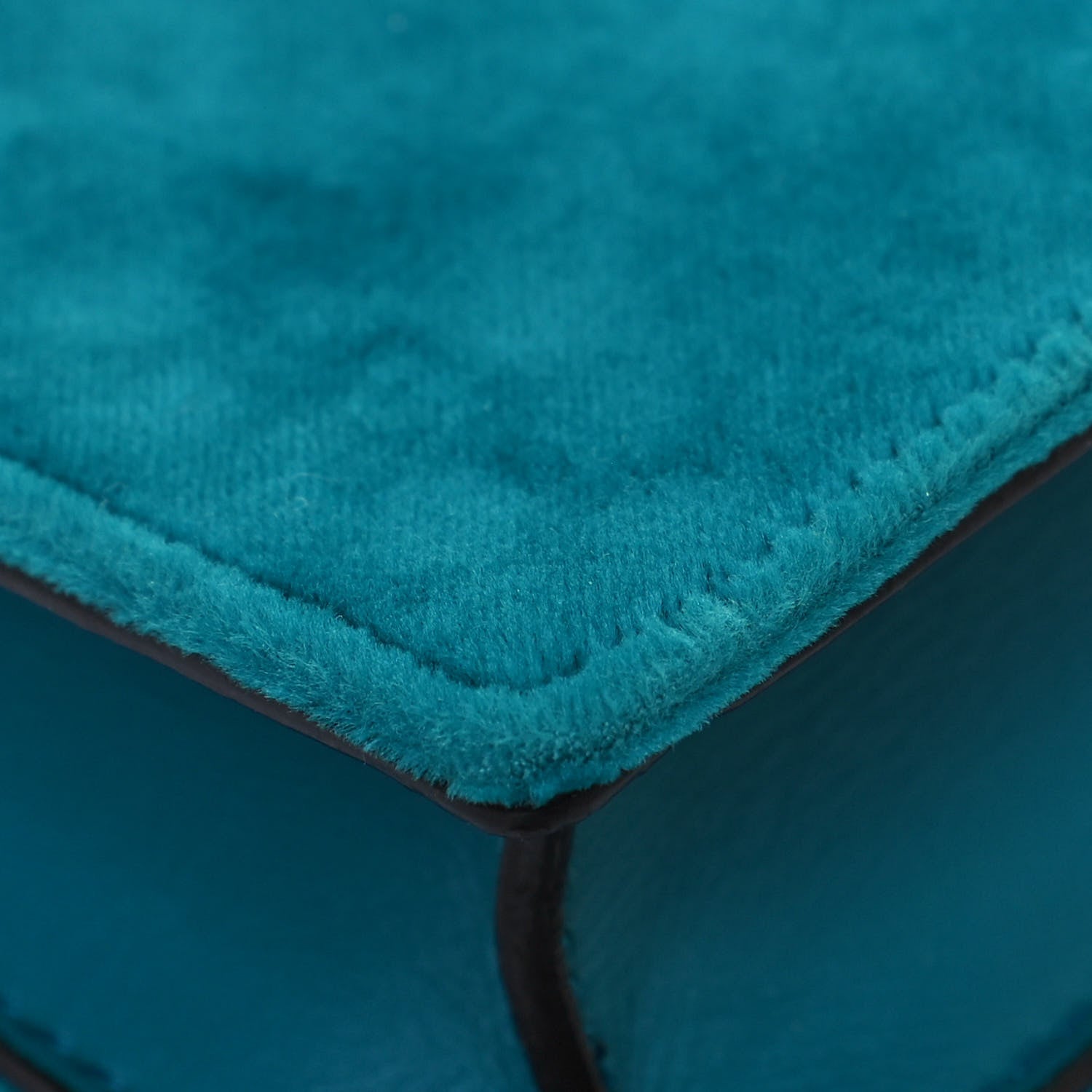 Gucci Velvet Super Mini Dionysus Shoulder Bag Pavone Cyan 10 of 11