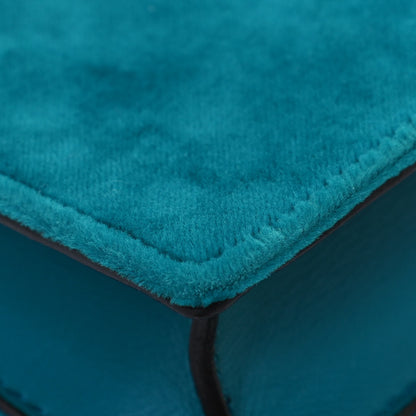 Gucci Velvet Super Mini Dionysus Shoulder Bag Pavone Cyan 10 of 11