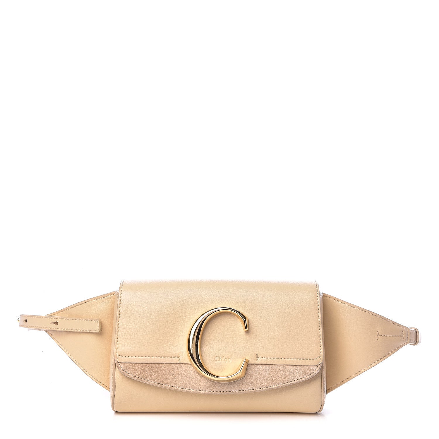 Chloe Calfskin Suede C Belt Bag Blondie Beige 1 of 8