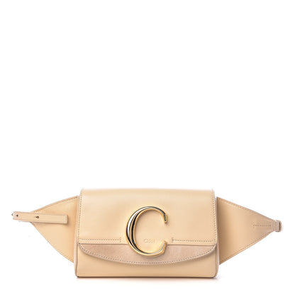 Chloe Calfskin Suede C Belt Bag Blondie Beige 1 of 8
