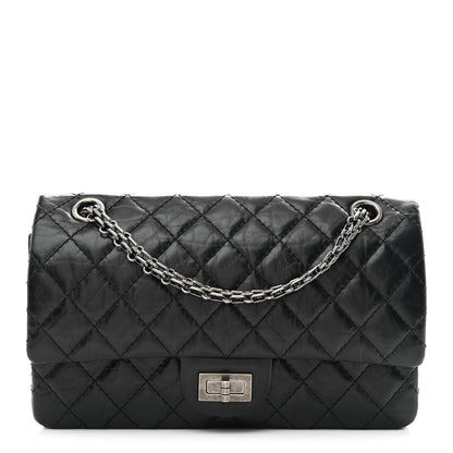 Chanel Aged Calfskin Quilted 2.55 Reissue 225 Flap Black 1 of 10
