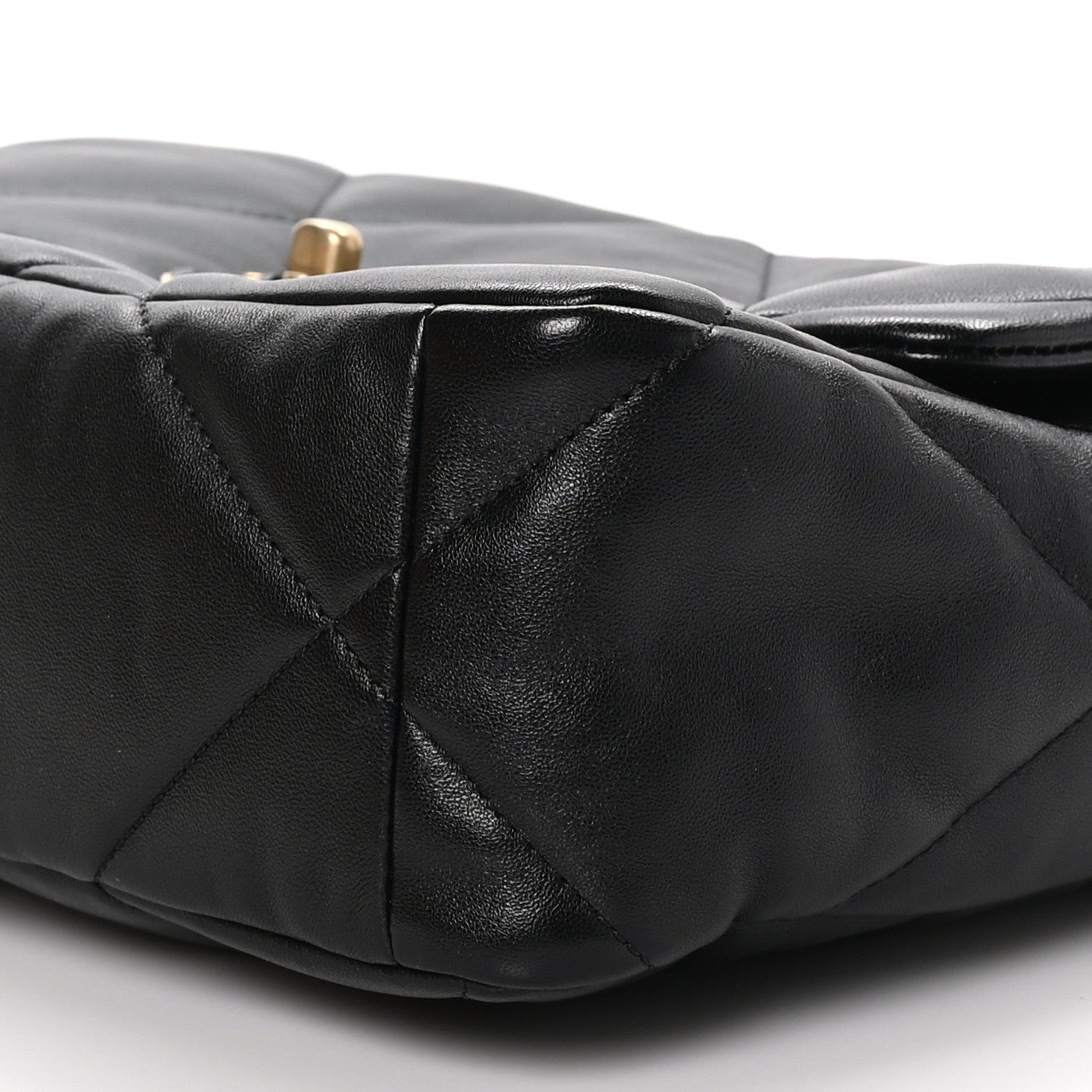 Chanel Lambskin Quilted Large Chanel 19 Flap Black 10 of 10