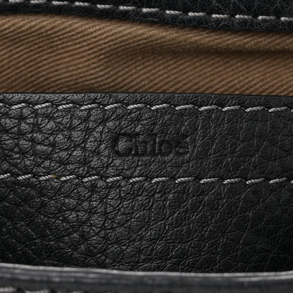 Chloe Calfskin Mini Marcie Round Crossbody Bag Black 6 of 12