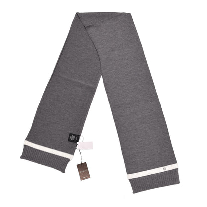 Gucci Wool Newporte Long Scarf Graphite Ivory 3 of 5