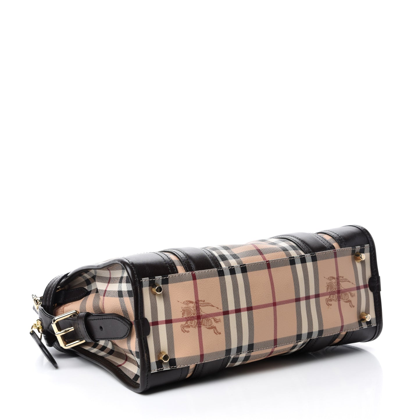Haymarket Check Medium Minford Portrait Tote Chocolate
