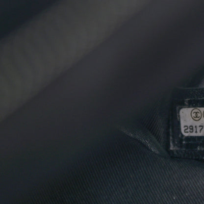 Chanel Calfskin Quilted Ultra Pocket Shopping Tote Black 7 of 13