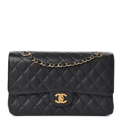 Chanel Caviar Quilted Medium Double Flap Black 1 of 11