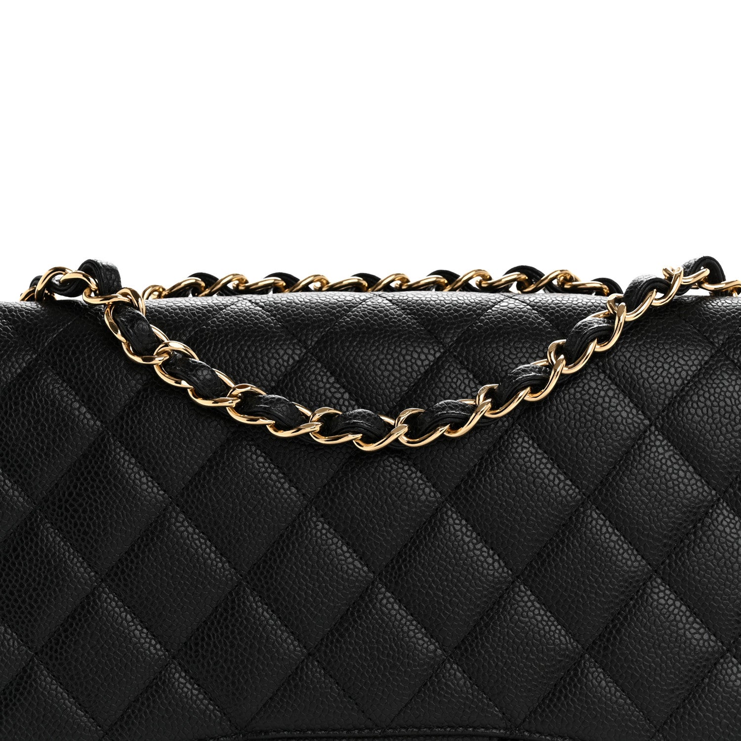 Chanel Caviar Quilted Jumbo Double Flap Black 8 of 15