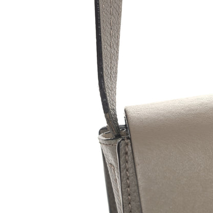 Chloe Grained Calfskin Lambskin Small Faye Shoulder Bag Motty Grey 10 of 11