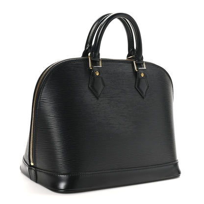Louis Vuitton Epi Alma PM Black 3 of 9