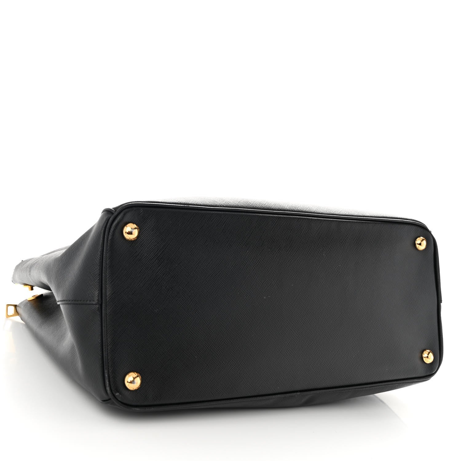Prada Saffiano Medium Galleria Double Zip Tote Black 4 of 11
