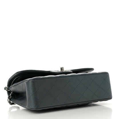 Chanel Iridescent Lambskin Quilted Small Double Flap Green 4 of 14