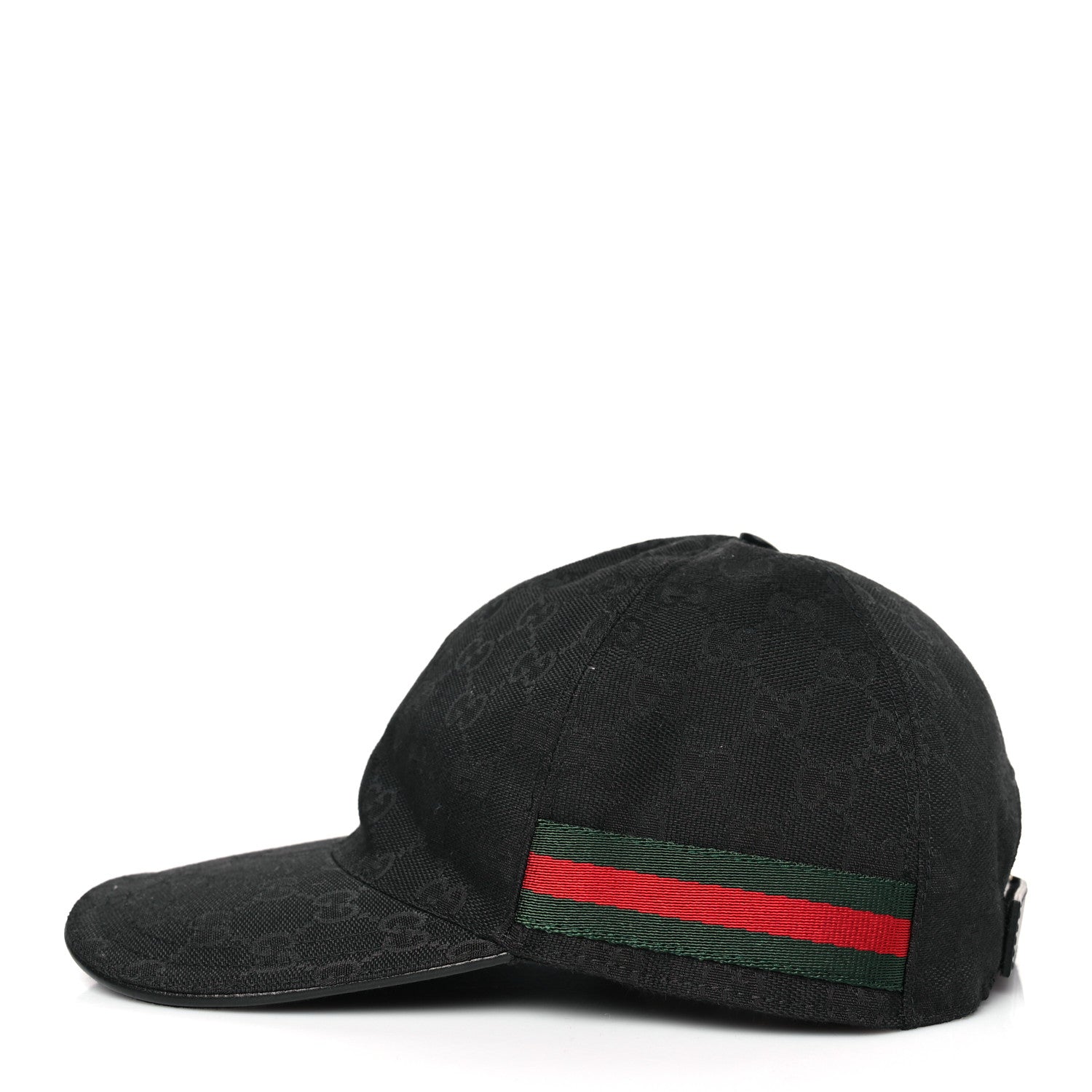 Gucci Monogram Web Baseball Hat XL Black 3 of 8