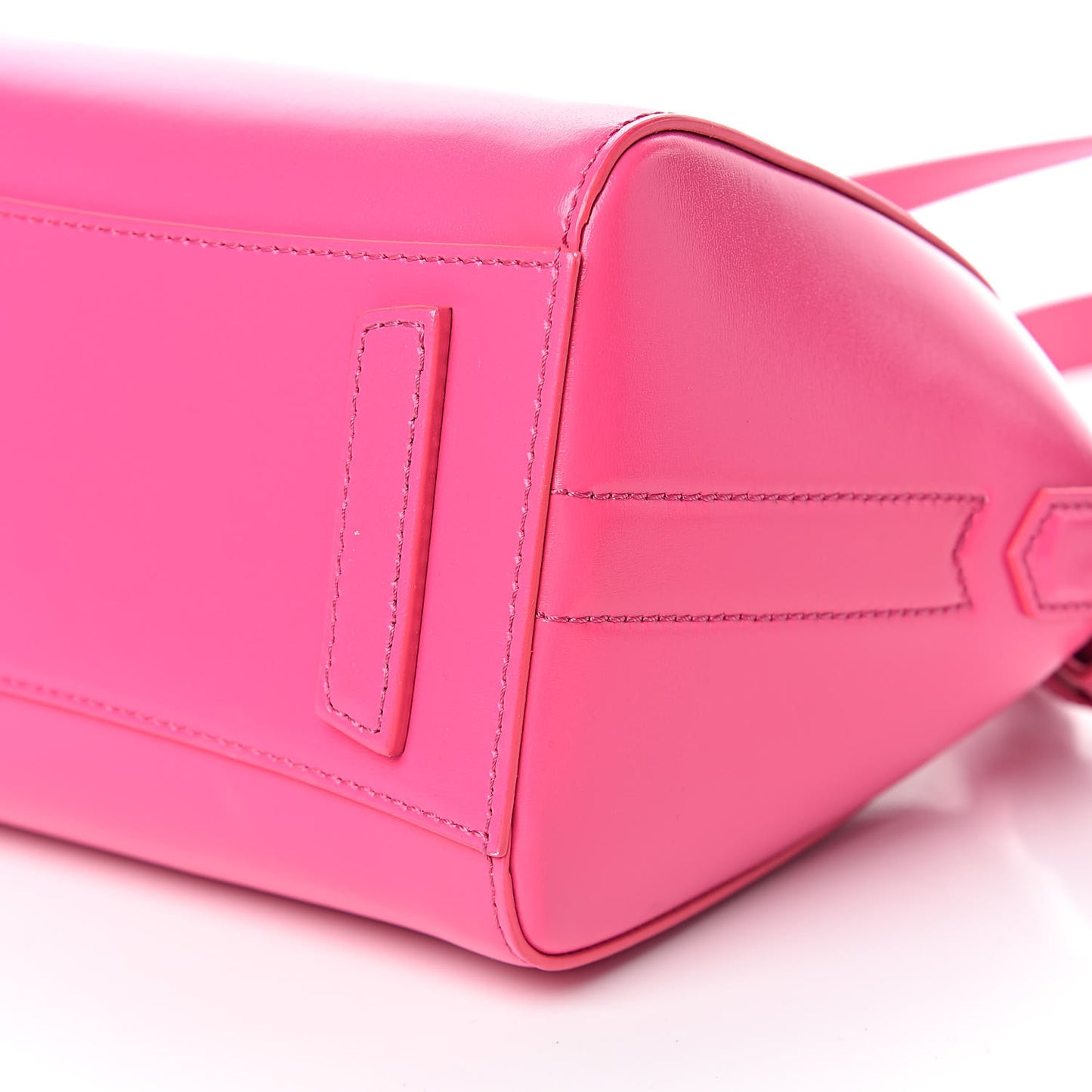 Shiny Lord Calfskin Mini Antigona Shocking Pink