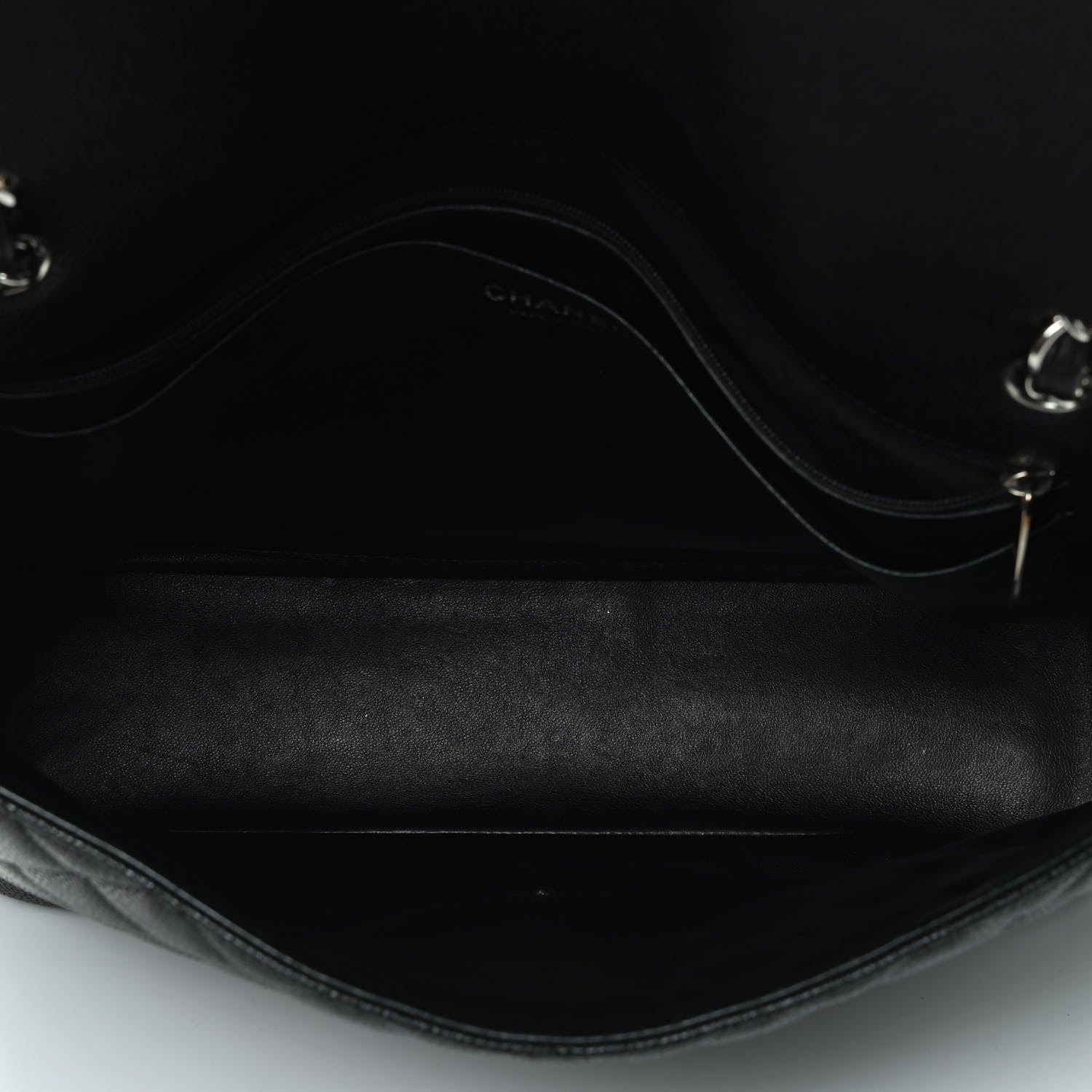 Chanel Caviar Quilted Maxi Single Flap Black 4 of 4