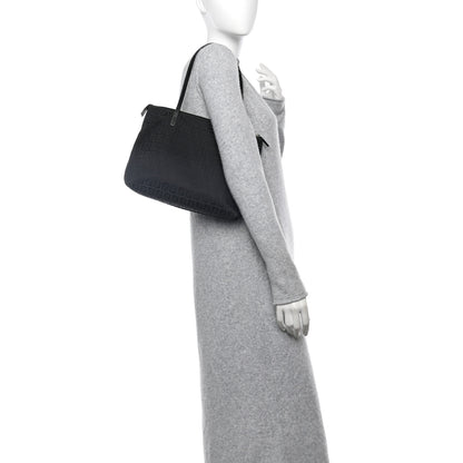 Fendi Zucchino Small Roll Tote Black 2 of 14