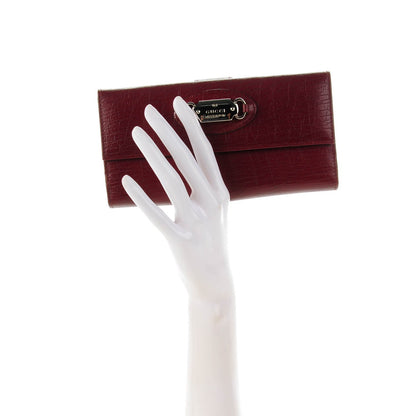 Gucci Calfskin Punch Continental Flap Wallet Red 2 of 6