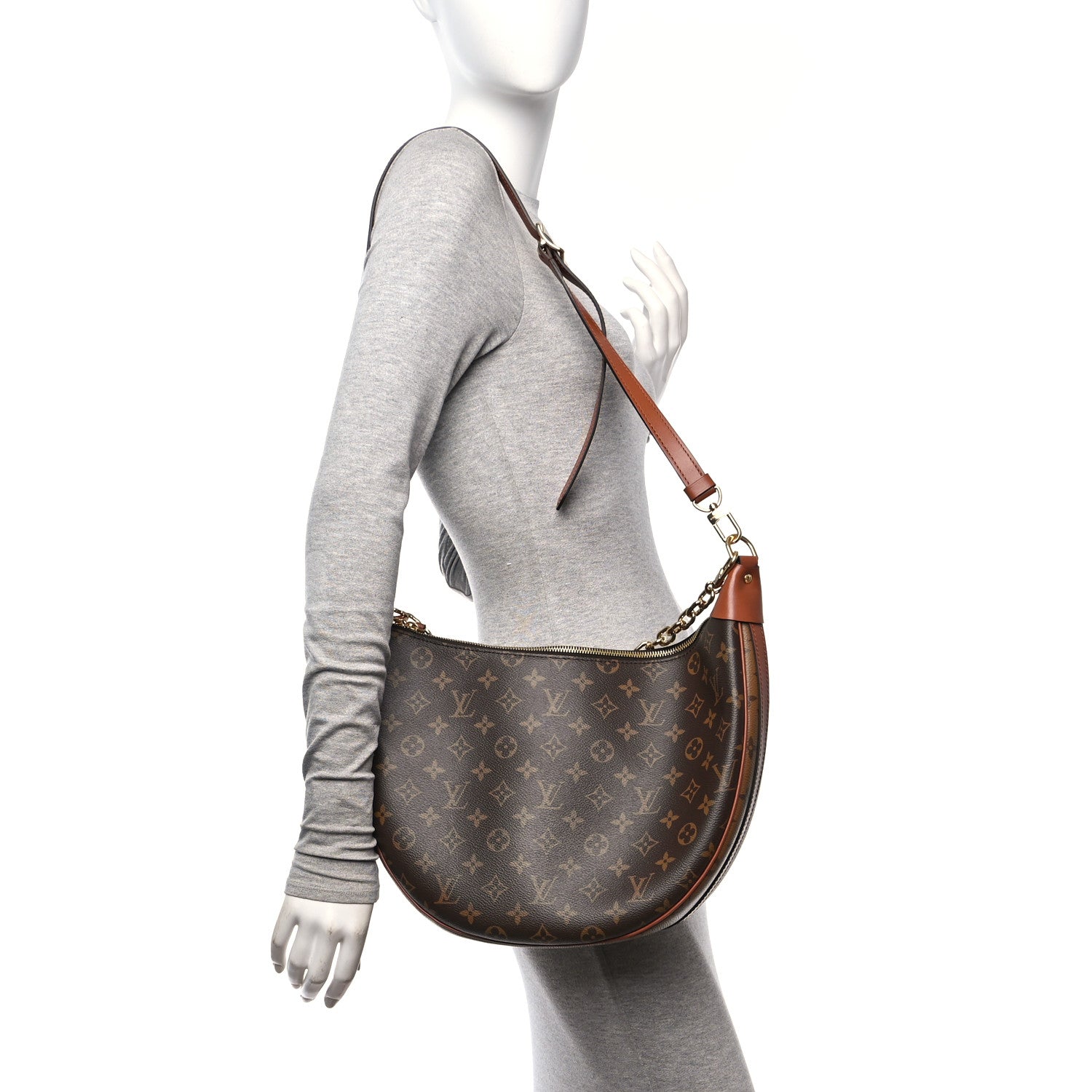 Louis Vuitton Reverse Monogram Loop Hobo 2 of 10