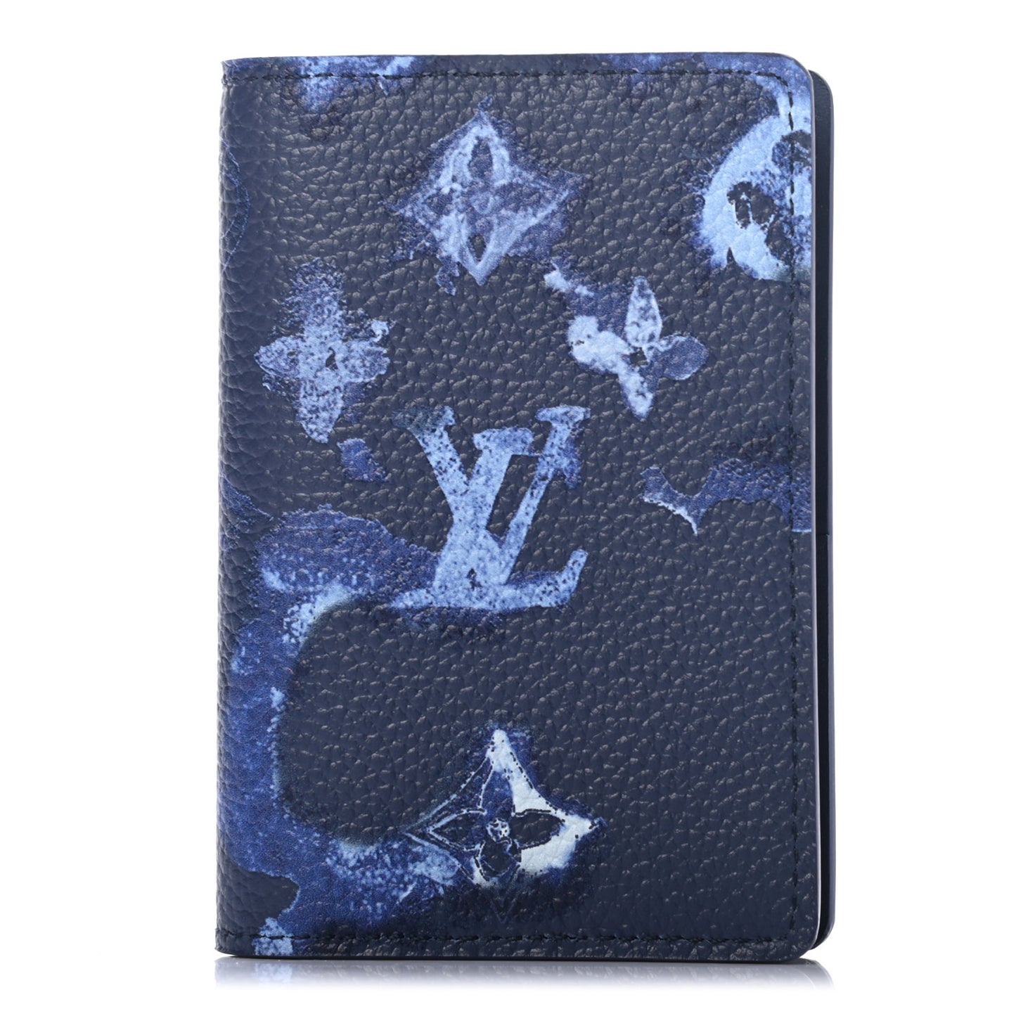 Monogram Ink Watercolor Pocket Organizer
