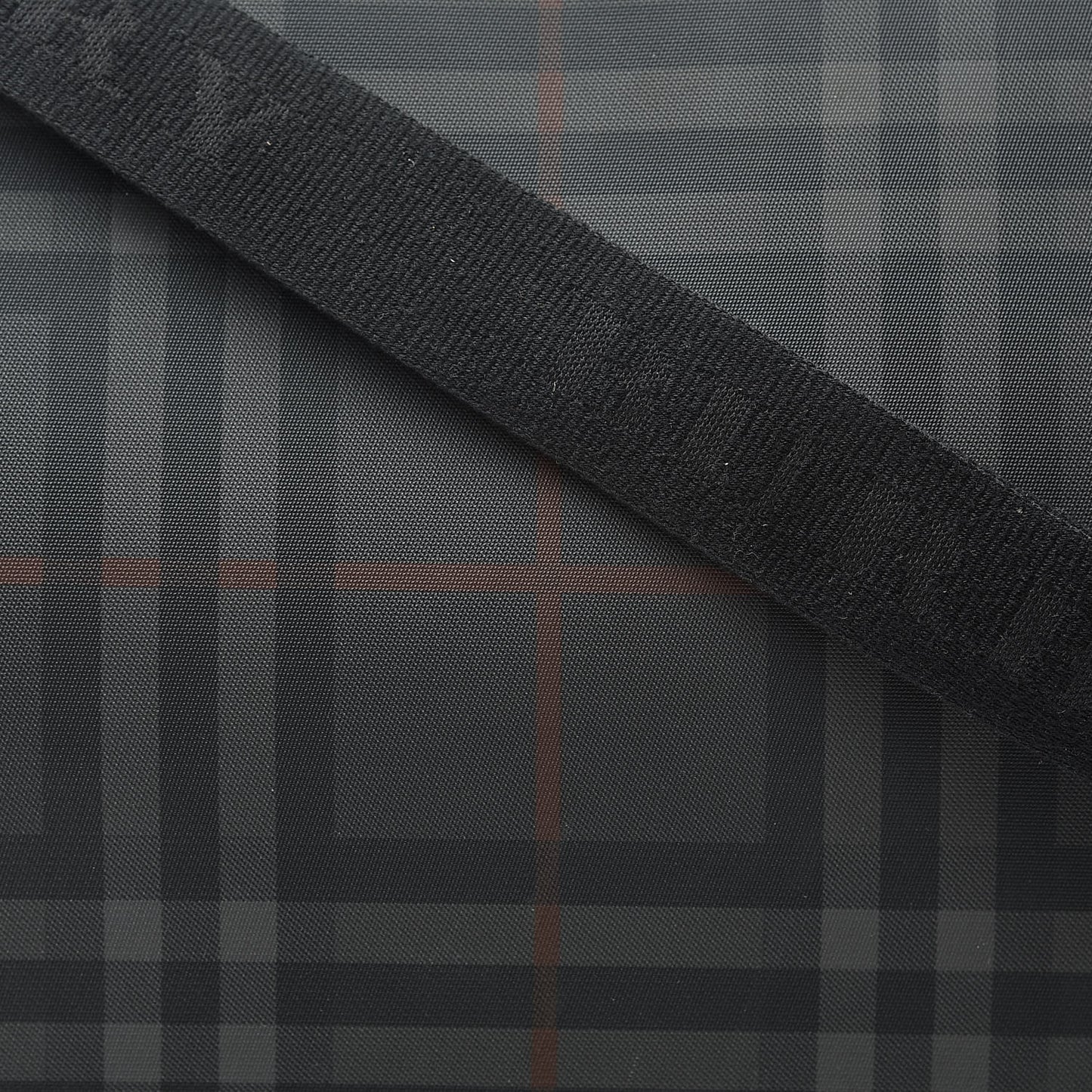 Nylon Smoked Check Messenger Bag