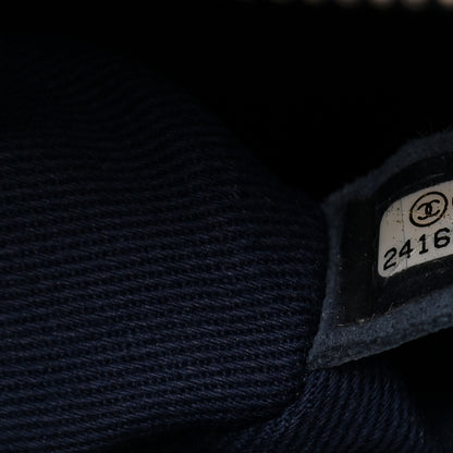 Chanel Grained Calfskin Suede Neo Executive Shopper Tote Navy Blue 8 of 12