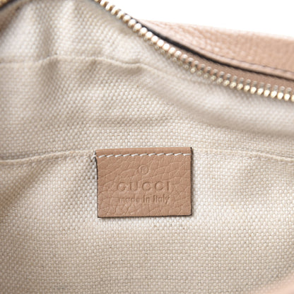 Gucci Pebbled Calfskin Small Soho Disco Bag Rose Beige 9 of 11