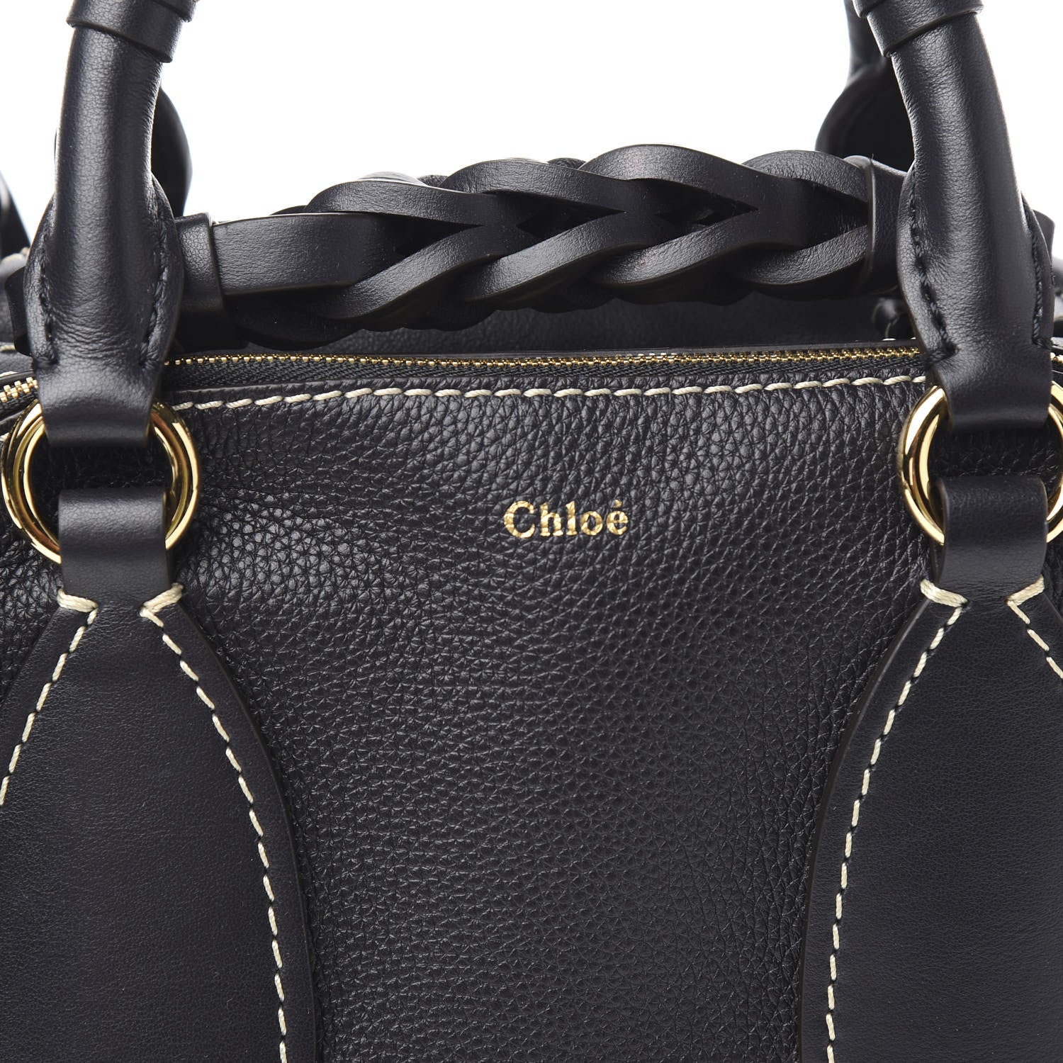 Chloe Calfskin Small Daria Full Blue 9 of 9