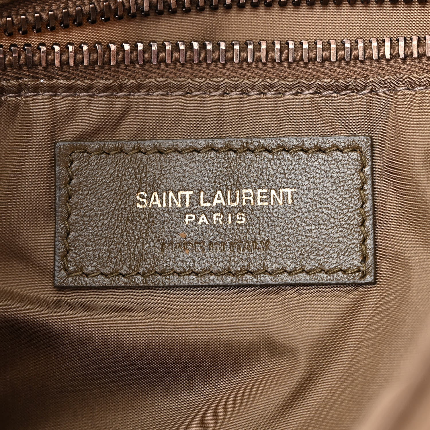Saint Laurent Econyl Nylon Le 5 A 7 Hobo Bog Green 6 of 10