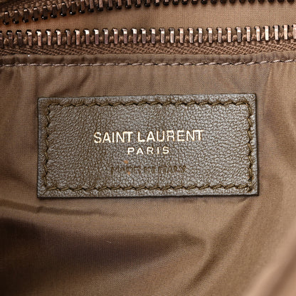 Saint Laurent Econyl Nylon Le 5 A 7 Hobo Bog Green 6 of 10