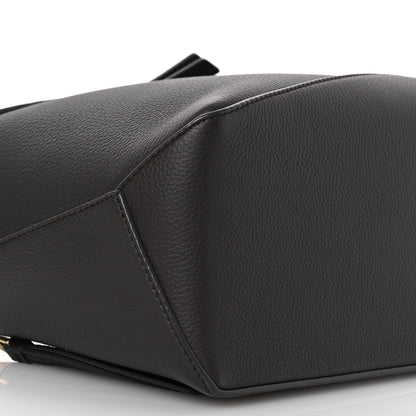 Loewe Grained Calfskin Small Puzzle Edge Bag Dark Grey 9 of 11