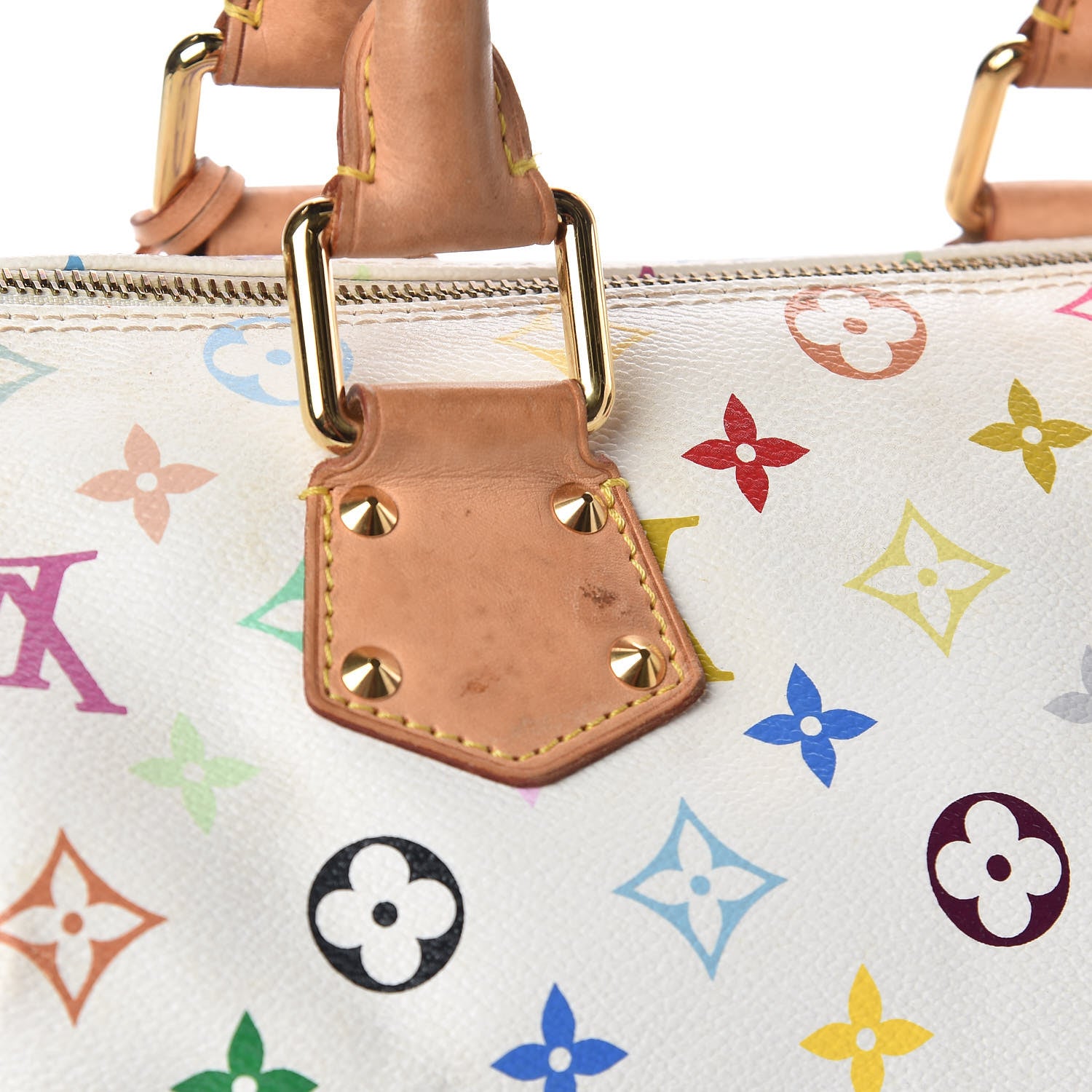 Louis Vuitton Monogram Multicolor Speedy 30 White 12 of 15