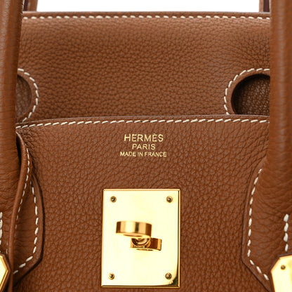 Hermes Togo Birkin 30 Gold 6 of 10