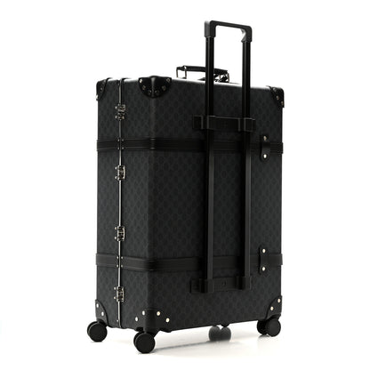 Gucci GG Supreme Monogram Medium Globe-Trotter Suitcase Black 4 of 24