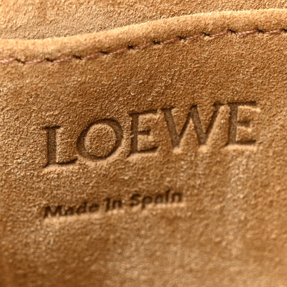Loewe Calfskin Jacquard Mini Gate Dual Bag Dark Yellow 6 of 11