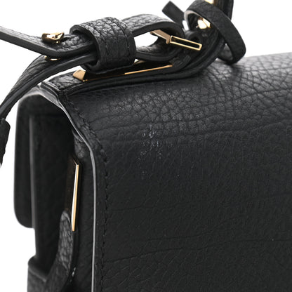 Delvaux Crispy Calfskin MM Tempete Satchel Black 15 of 15