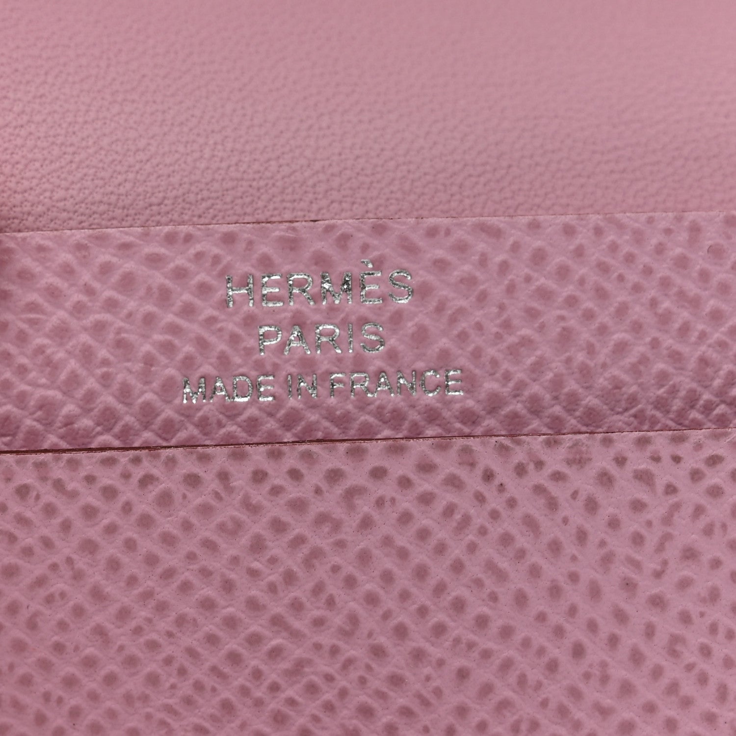 Hermes Epsom Bearn Card Holder Wallet Mauve Sylvestre 6 of 6